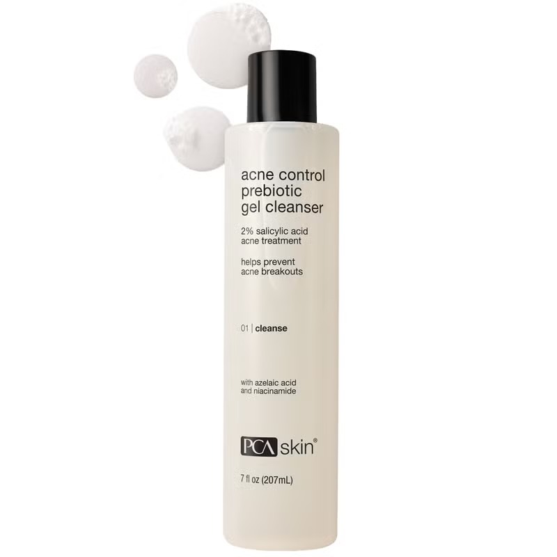 PCA Skin Acne Control Prebiotic Gel Cleanser 207ml with 2% salicylic acid